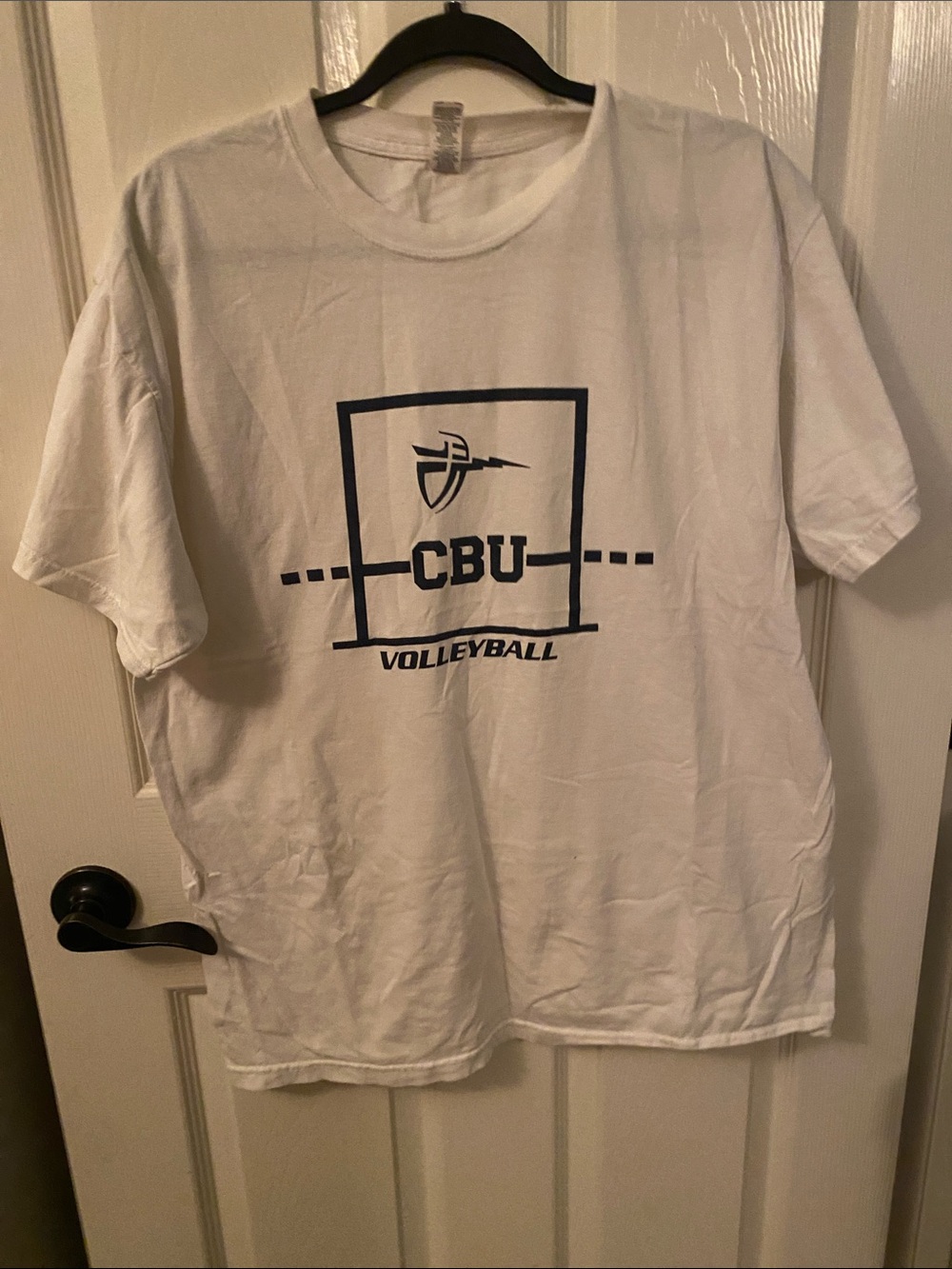 CBU Volleyball White Short Sleeve Tee